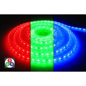 LED Strip RGBW 24V Strip IP65 5m x 12mm Colour Changing 12W per metre