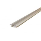 1M Thin Recessed Aluminium Profile for Strips, Clear diffuser (cover) included