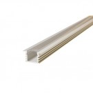 1M Recessed Aluminium Profile for Strips, Clear cover included, suitable for 8mm/10mm width IP33/IP65 Strip, 22(W)x12.2(D)mm