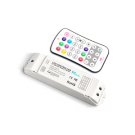 LED Strip RF Wireless RGBW Receiver with Button Remote Controller