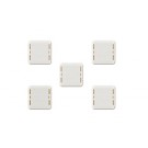 IP33 Connectors (5 pcs) - Block Connector for 10mm width strips (2835 SMD). Attach strip to each connector end