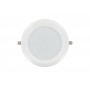 Downlight 13.5W (36W) 3000K 1200lm 200mm cut-out Non-Dimmable with integrated driver Matt white finish