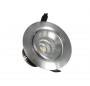 Adjustable Downlight 9W (50W) 4000K 580lm 90mm cut-out Dimmable Brushed aluminium finish