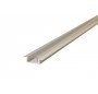 1M Thin Recessed Aluminium Profile for Strips, Clear diffuser (cover) included