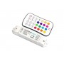 RF RGB Colour Changing Receiver with Button Remote Controller 12-24VDC Current: 3Ax3CH Max 9A Power Output: 108W (12V) / 216W (24V)